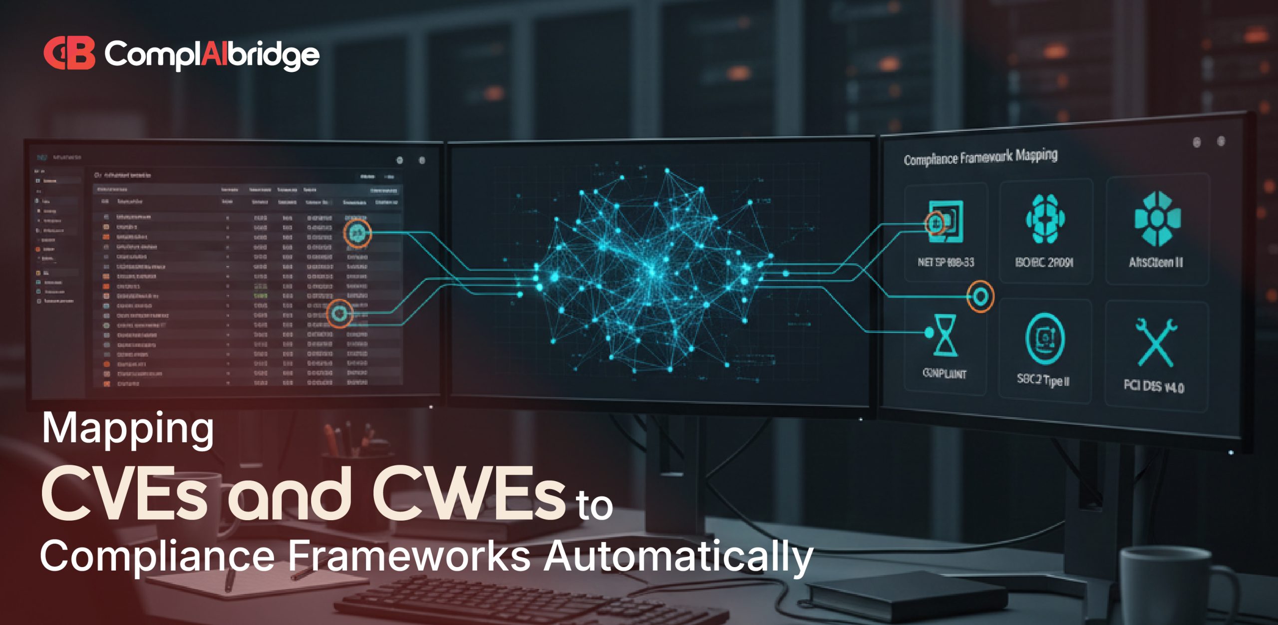 Mapping CVEs and CWEs to Compliance Frameworks Automatically